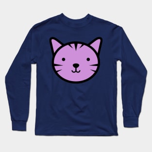 Pink Cat | Cute Kitten | Cat Lover Gifts Long Sleeve T-Shirt